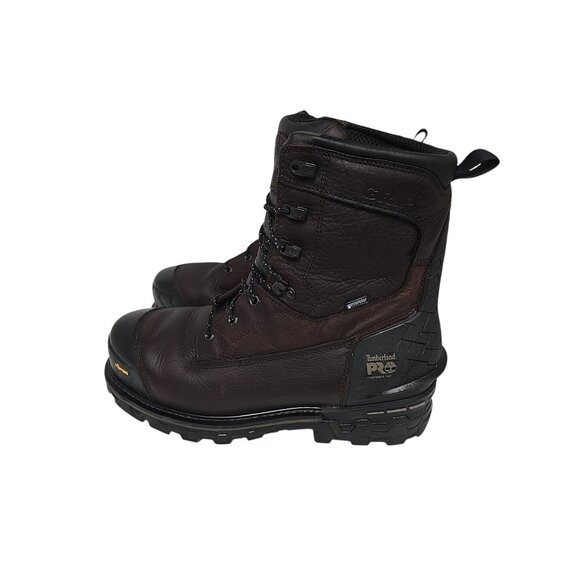 Timberland Men's 8” Boondock HD Composite Toe WP Work Boots A28VR Brown Size 14W - Picture 5 of 8